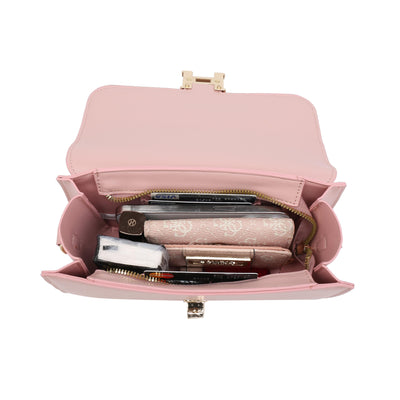 XB Crossbody Bags for Women Leather Cross Body Purses Cute Designer Handbags Shoulder Bag Medium Size,Pink