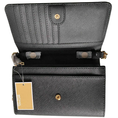 Michael Kors Michael Kors Women's Saffiano Leather Crossbody Handbag, Black