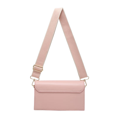 XB Crossbody Bags for Women Leather Cross Body Purses Cute Designer Handbags Shoulder Bag Medium Size,Pink