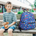 Toddler Backpack for Boys Girls 2-4, Preschool Backpack for Boys Girls, Mini Backpack For School & Travel, Child Backpacks, Kindergarten Elementary Toddler bag, Kids Backpack, 11" H, Dark Blue Cars