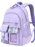 Aursear School Backpack for Girls, Kids School Bag for Teens Girls, Lightweight Bookbag Gifts, Purple