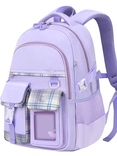 Aursear School Backpack for Girls, Kids School Bag for Teens Girls, Lightweight Bookbag Gifts, Purple