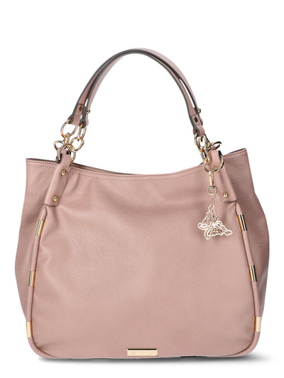 Jessica Simpson Women's Sadie Faux Leather 4 Poster Handbag, Thistle