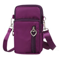 Small Cell Phone Pouch, EEEkit Women's Crossbody Purse Bag, Nylon Lightweight Shoulder Wallet with Adjustable Strap