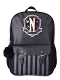 Wednesday Nevermore 17" Backpack, Black