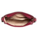 Michael Kors Women's Jet Set Travel Small Signature Logo Top Zip Messenger Crossbody Bag (Oxblood)
