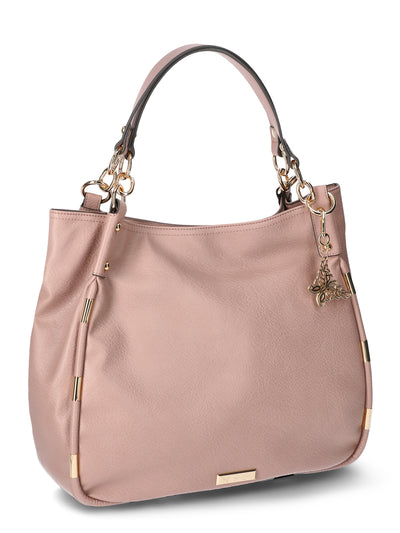 Jessica Simpson Women's Sadie Faux Leather 4 Poster Handbag, Thistle
