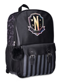 Wednesday Nevermore 17" Backpack, Black